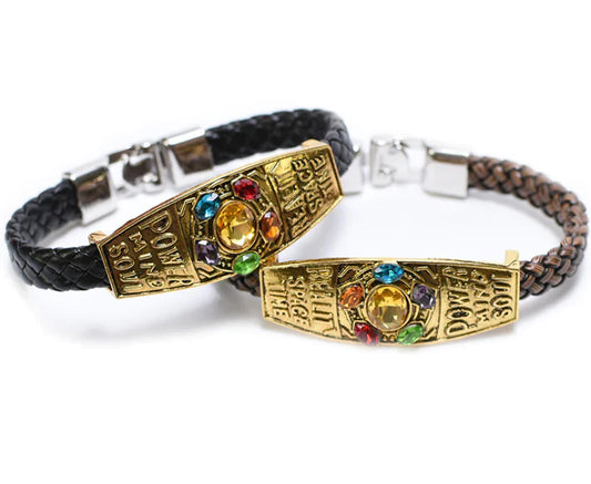 Avengers Thanos Braided Bracelet Jewelry