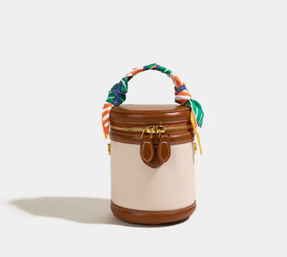 Stylish Barrel Design Messenger Bag